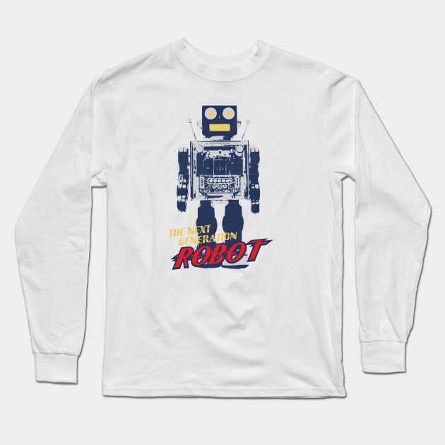 The next generation robot Long Sleeve T-Shirt by Raintreestrees7373